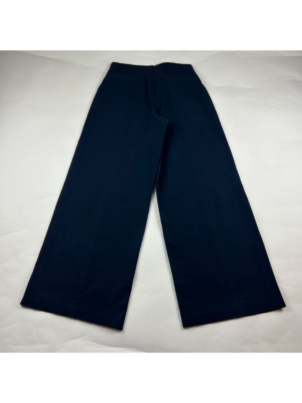 Old Navy Ink Blue Stretch Canvas Wide Leg Pixie Pant S - Picture 7 of 8